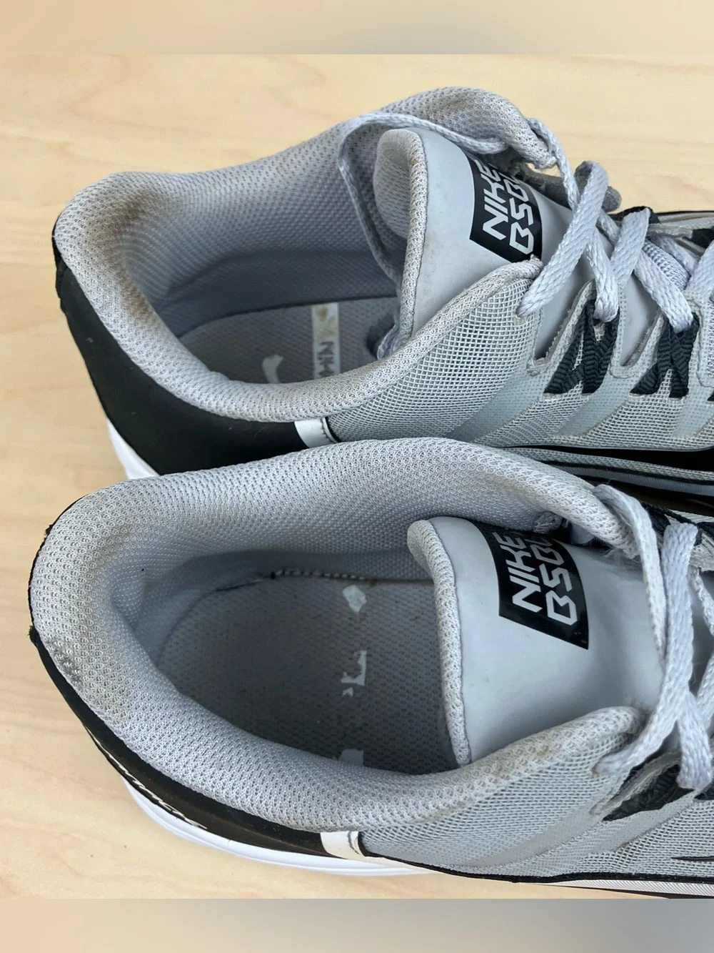 Nike Men’s Size 14.0 Huarache 2K Filth Pro Low Baseball Cleats Gray & Black